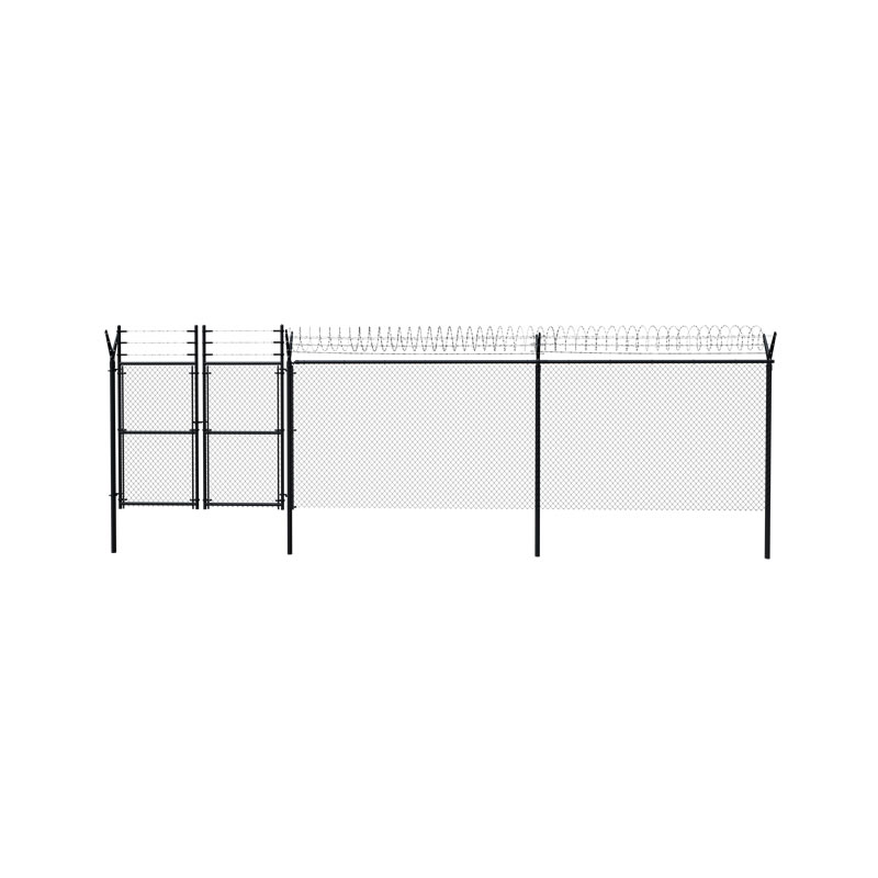 Black Chain Link Fence
