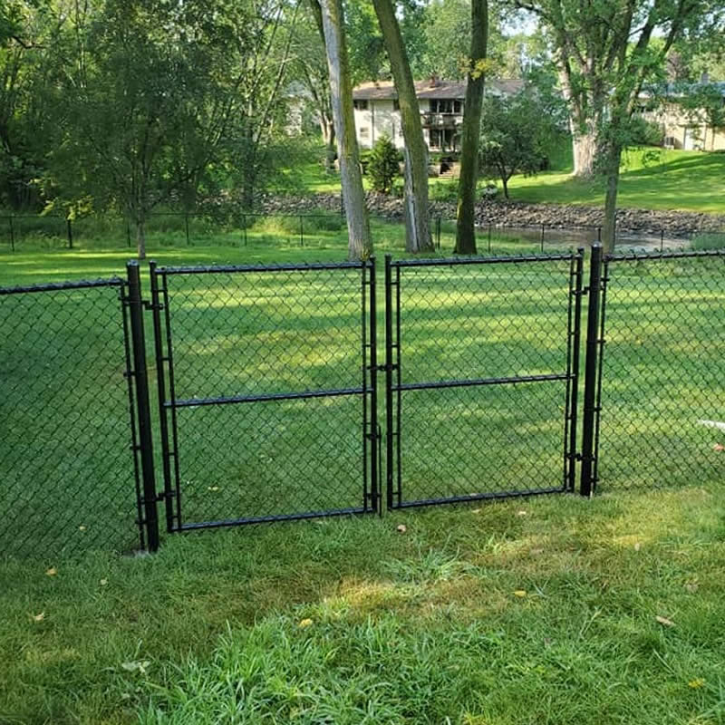 Black Chain Link Fence