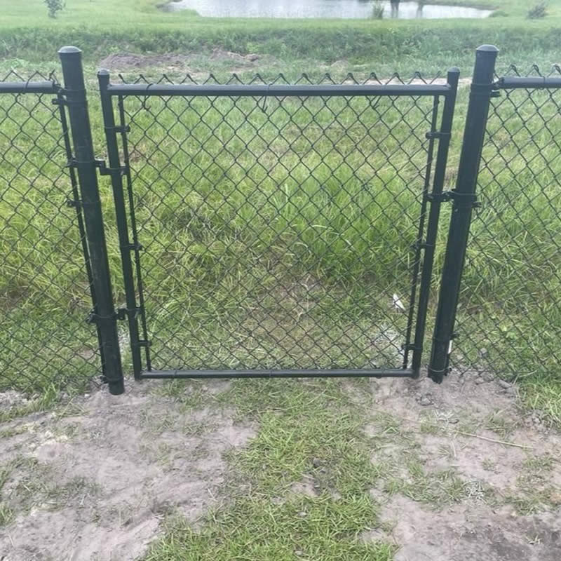 Black Chain Link Fence